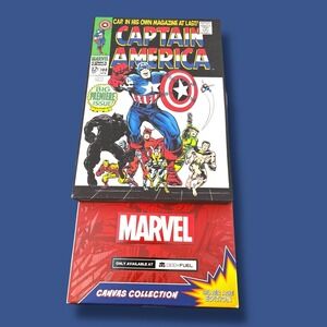Marvel Captain America Issue 100 Silver Age Edition Canvas Art Geek Fuel Print